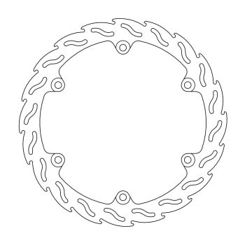 BRAKE DISC FLAME FRONT RIGHT