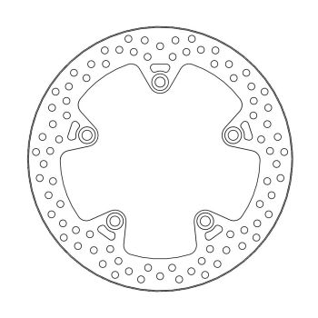 BRAKE DISC HALO REAR