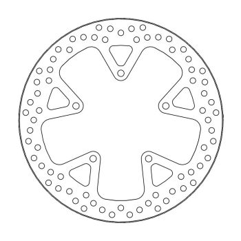 BRAKE DISC HALO FRONT L