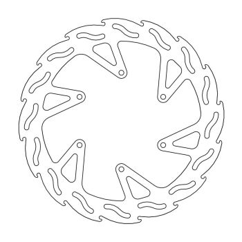 BRAKE DISC FLAME REAR