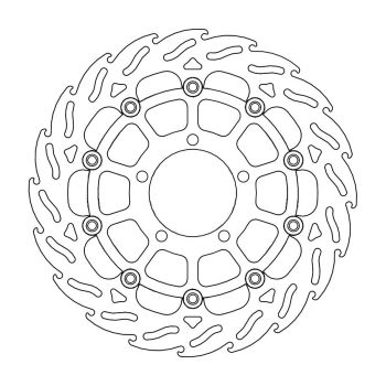 BRAKE DISC FLAME FLOAT FT L