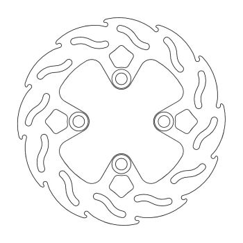 BRAKE DISC FLAME REAR