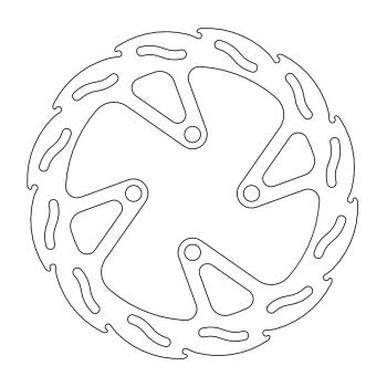 BRAKE DISC FLAME FRONT