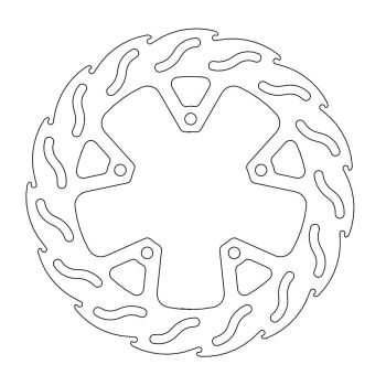 BRAKE DISC FLAME REAR