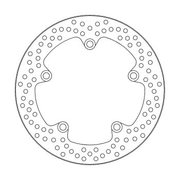 BRAKE DISC HALO REAR