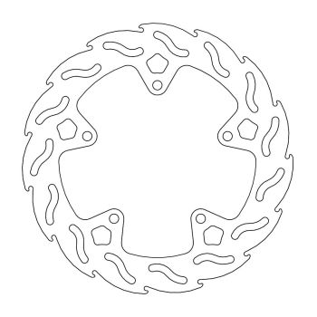 BRAKE DISC FLAME REAR
