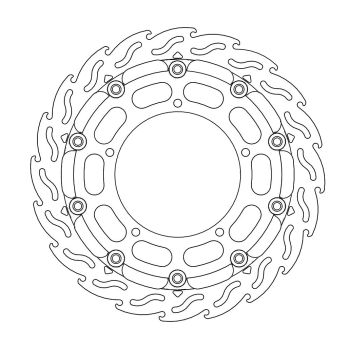 BRAKE DISC FLAME RACING FT L