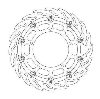 BRAKE DISC FLAME RACING FT R