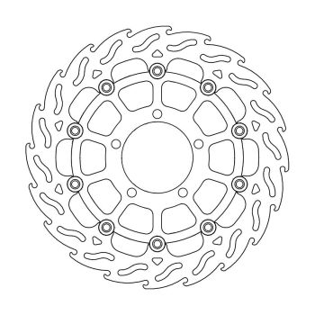 BRAKE DISC FLAME FLOAT FT L