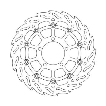 BRAKE DISC FLAME FLOAT FT R