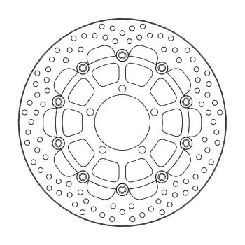 BRAKE DISC HALO FLOAT FT