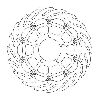 BRAKE DISC FLAME RACING FT L