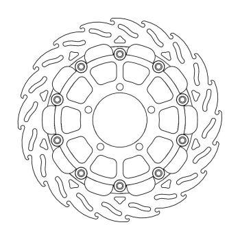BRAKE DISC FLAME RACING FT R
