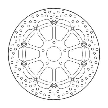 BRAKE DISC HALO FLOAT FT