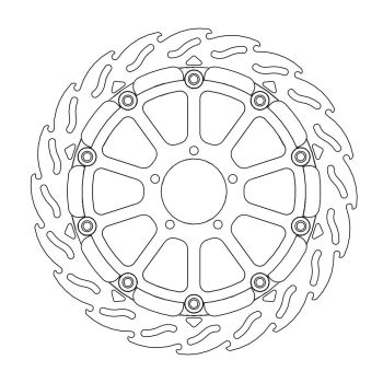 BRAKE DISC FLAME RACING FT L