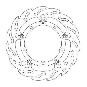 BRAKE DISC FLAME FLOAT FT L
