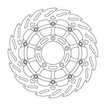 BRAKE DISC FLAME RACING FT L