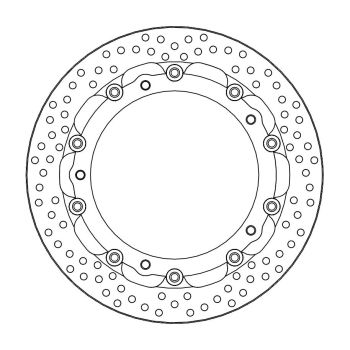 BRAKE DISC HALO RACING FR