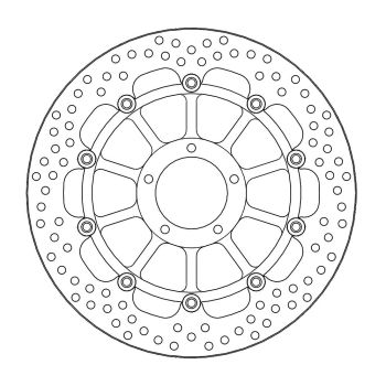 BRAKE DISC HALO FLOAT FT