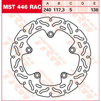 BRAKE ROTOR FIX RAC L/R