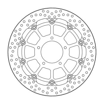 BRAKE DISC HALO RACING FR