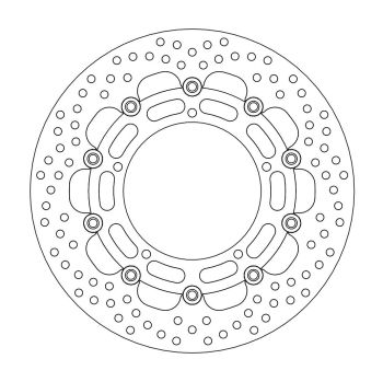 BRAKE DISC HALO RACING FR