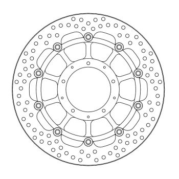 BRAKE DISC HALO FLOAT FT