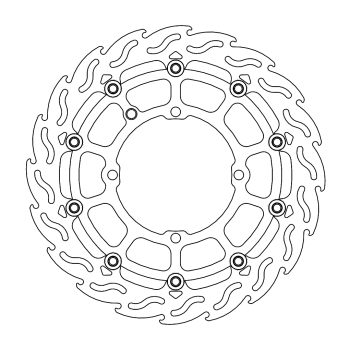 BRAKE DISC FLAME REAR