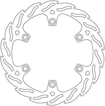 BRAKE DISC FLAME REAR