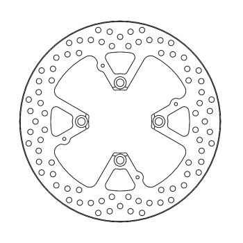 BRAKE DISC HALO REAR