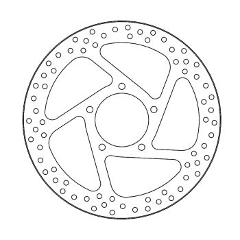BRAKE DISC HALO REAR