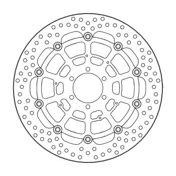 BRAKE DISC HALO T-FLOATER FT L