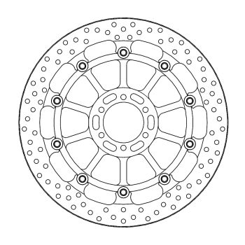 BRAKE DISC HALO T-FLOATER FT