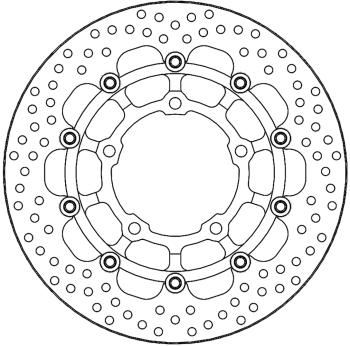 BRAKE DISC HALO FLOAT FT
