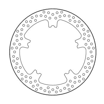 BRAKE DISC FIX ROUND FRONT