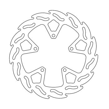 BRAKE DISC FLAME REAR
