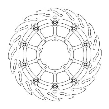 BRAKE DISC FLAME FLOAT FT R