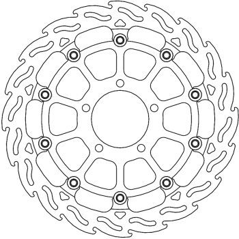 BRAKE DISC FLAME FLOAT FT R