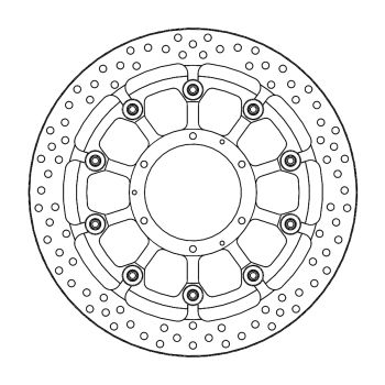 BRAKE DISC HALO T-FLOATER FT