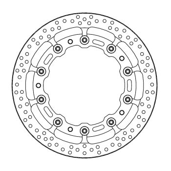 BRAKE DISC HALO T-FLOATER FT