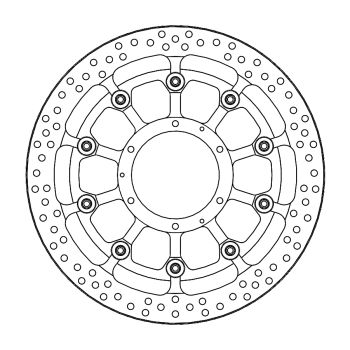 BRAKE DISC HALO T-FLOATER FT