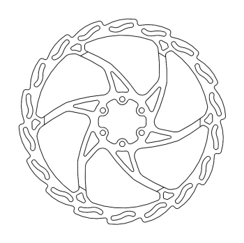 BRAKE DISC FLAME 203X2.0