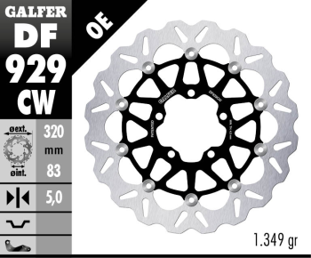BRAKE DISC WAVE FLOAT