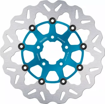 BRAKE DISC FLOAT WAVE BLUE