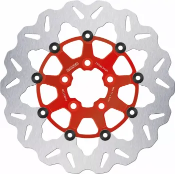 BRAKE DISC FLOAT WAVE RED