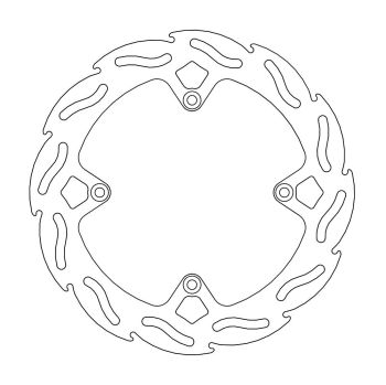 BRAKE DISC FLAME REAR