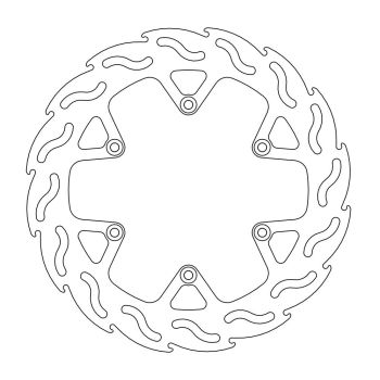 BRAKE DISC FLAME REAR