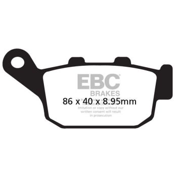 BRAKE PAD FA SER ORGANIC