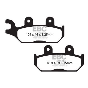 BRAKE PAD CARBON TT DIRT