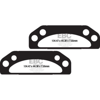 BRAKE PAD CARBON TT DIRT